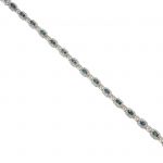 Alexandrite & Diamond Link Bracelet