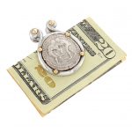 Olympic Wrestlers Silver Tetradrachm Coin Money Clip