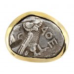 Athenian Owl Coin Men’s Ring